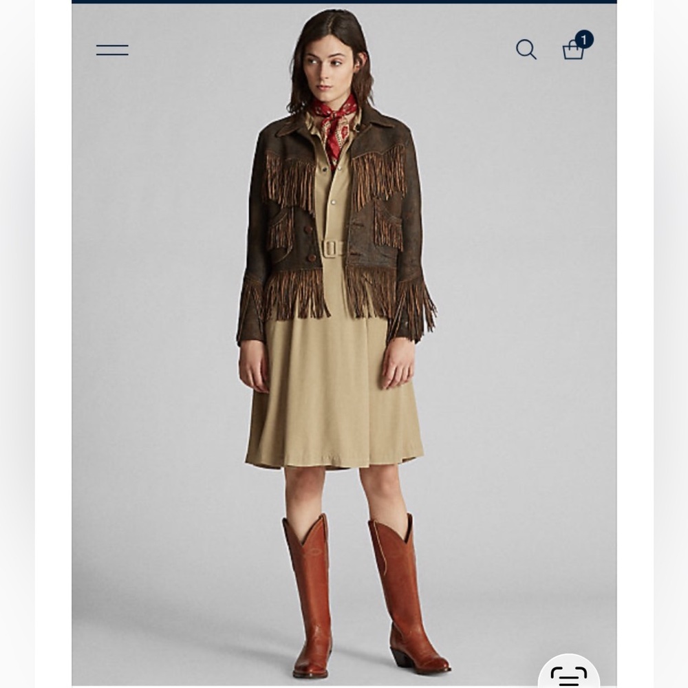 Ralph Lauren Double RL fringed jacket - Picture 12 of 13